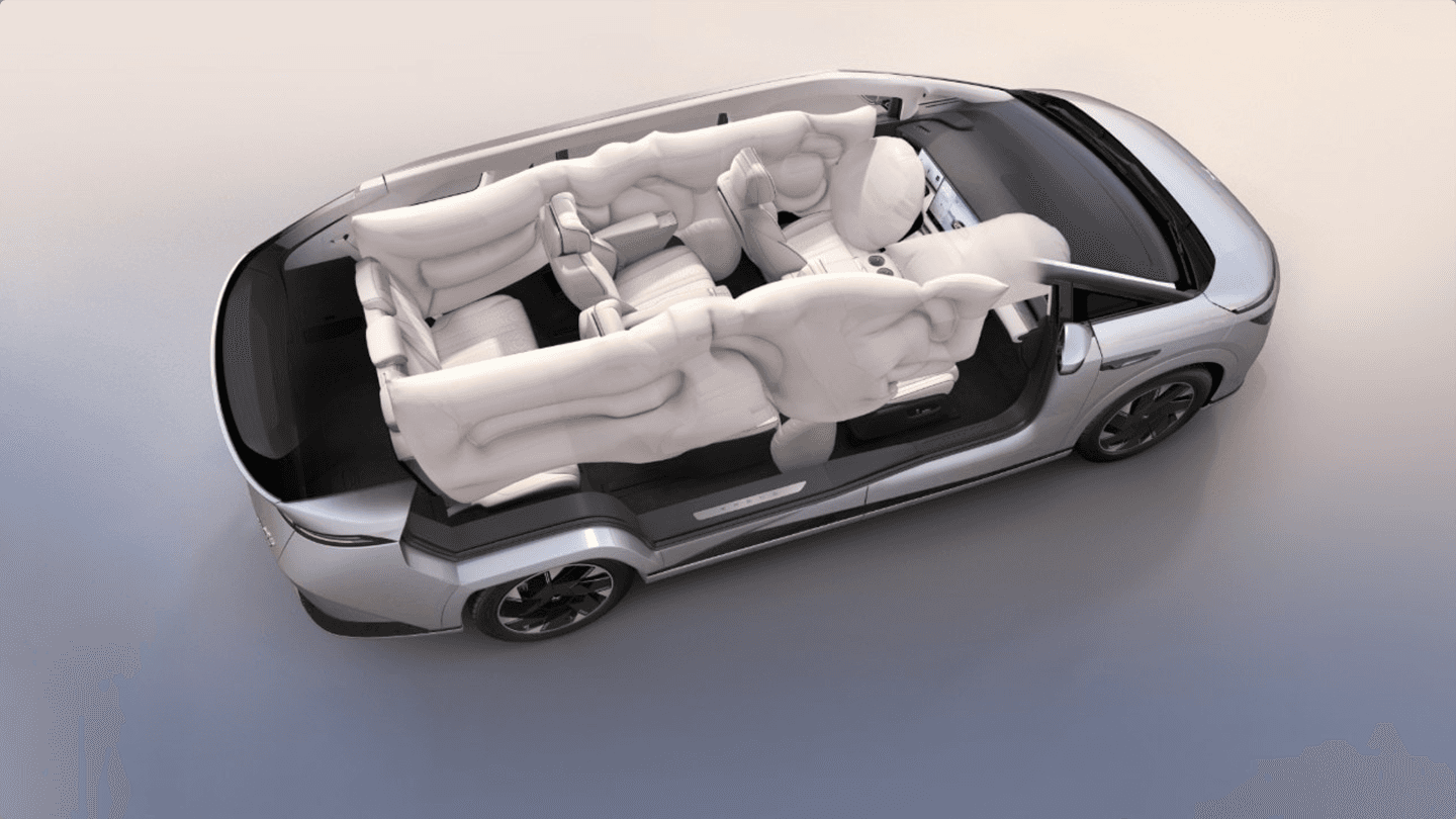 70.9L Extra Large Side Curtain Airbags